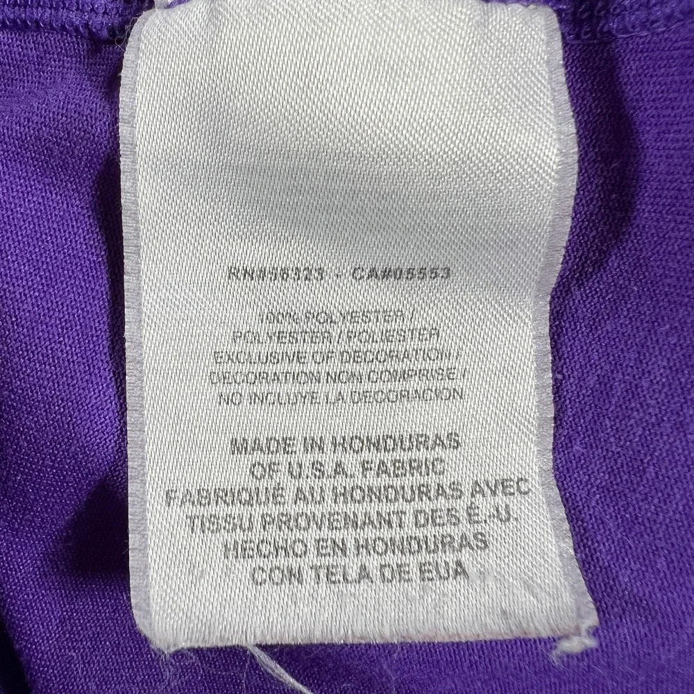 Nike Dri-FIT Shirt Womens Small Purple Athletic Training Running Tee Performance